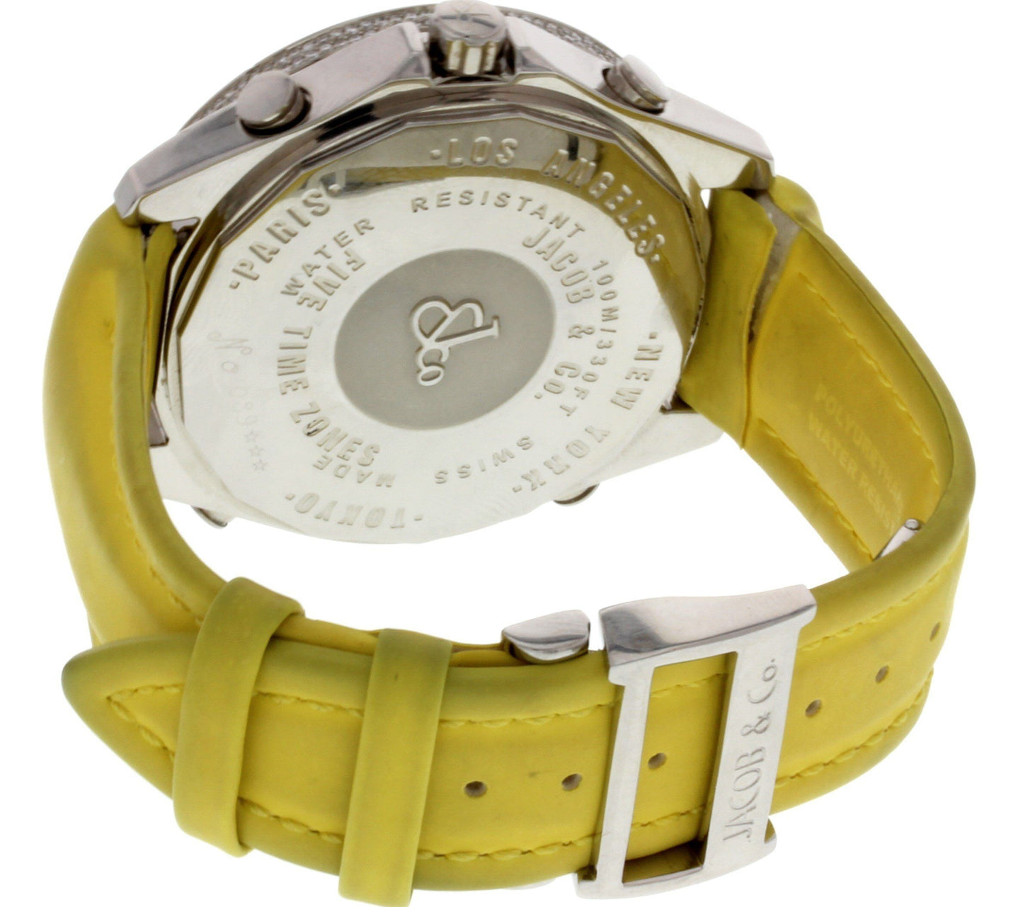 Men's Jacob & Co. Five Time Zones MOP with Diamond Bezel