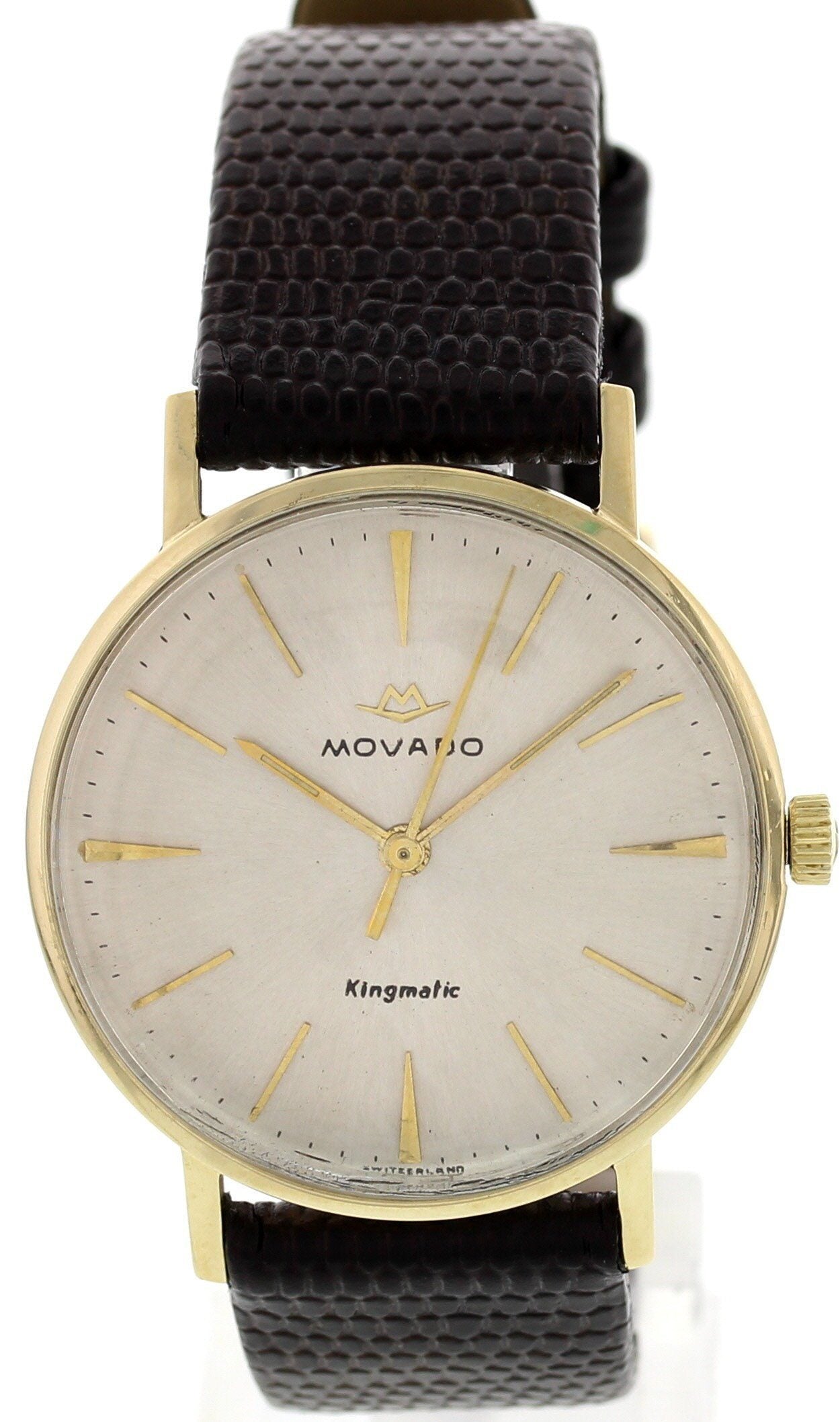 Movado 14k gold watch mens vintage store