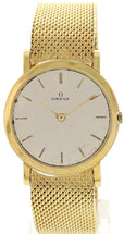 Men’s Vintage Omega 18K Yellow Gold Watch - Wristwatch