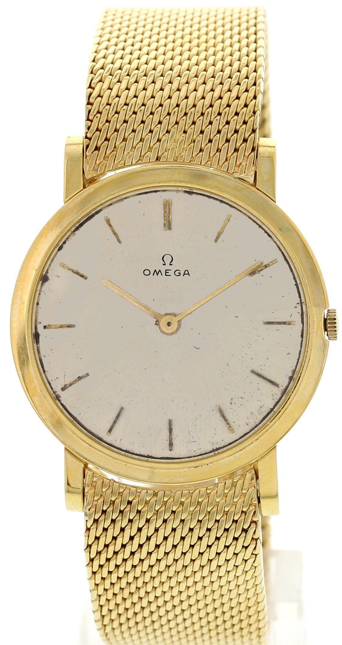 Men’s Vintage Omega 18K Yellow Gold Watch - Wristwatch