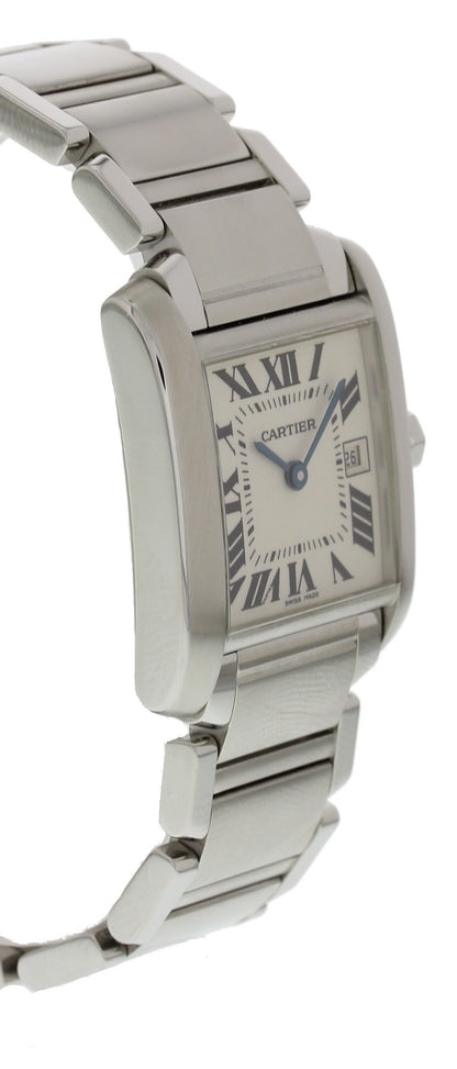 Midsize Cartier Tank Francaise 2485 - Wristwatch