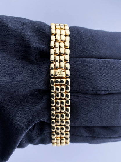Movado Lumeti 74259811 Yellow Gold Ladies Watch - Wristwatch