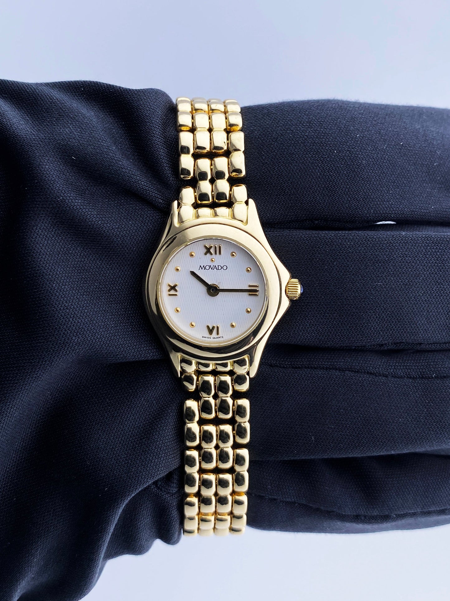 Movado Lumeti 74259811 Yellow Gold Ladies Watch - Wristwatch