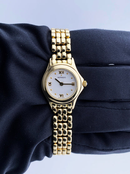 Movado Lumeti 74259811 Yellow Gold Ladies Watch - Wristwatch