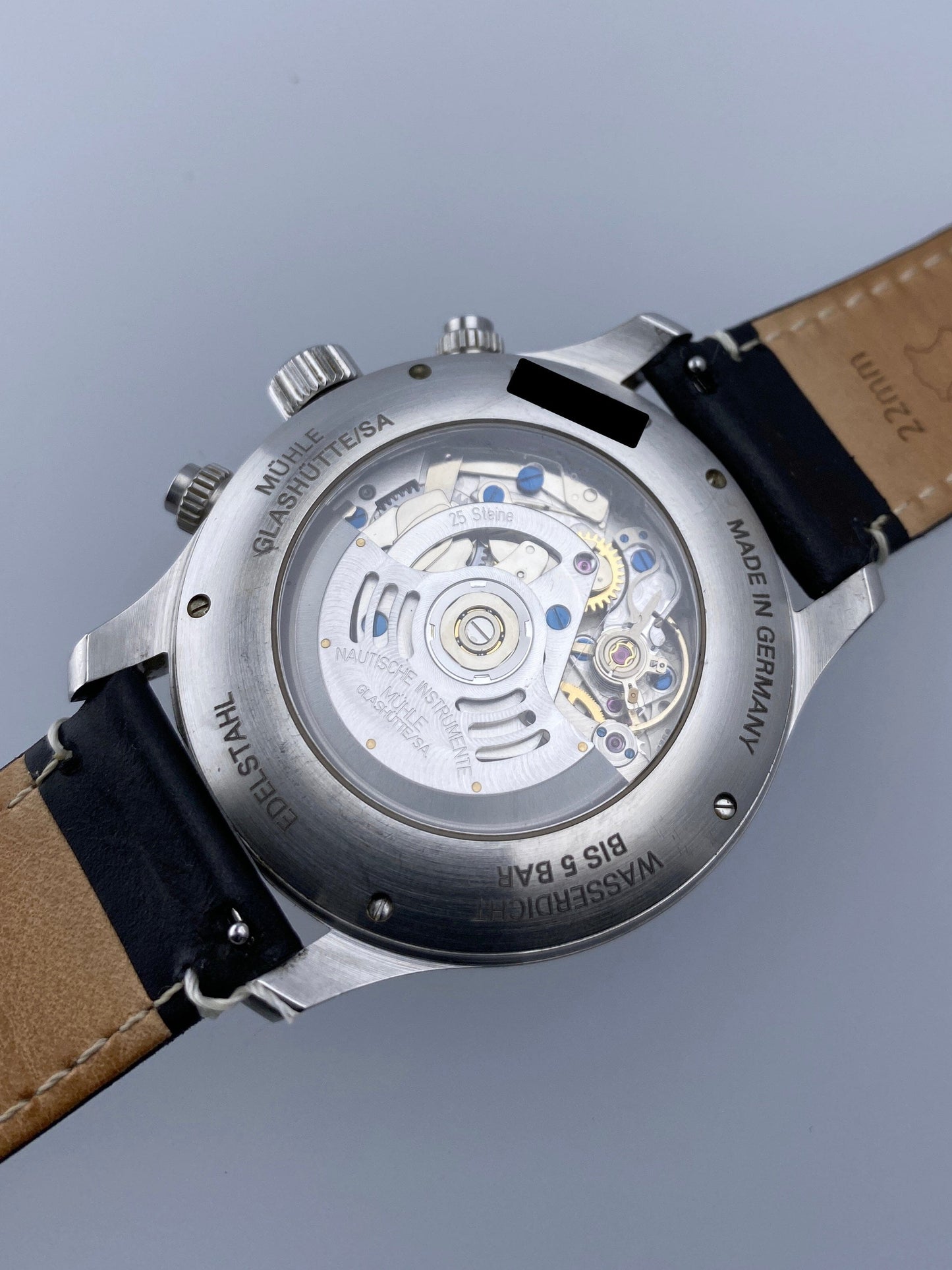 Muhle Glashutte Terrasport I Chronograph M1-37-70-LB Mens Watch Box and Papers - Watches