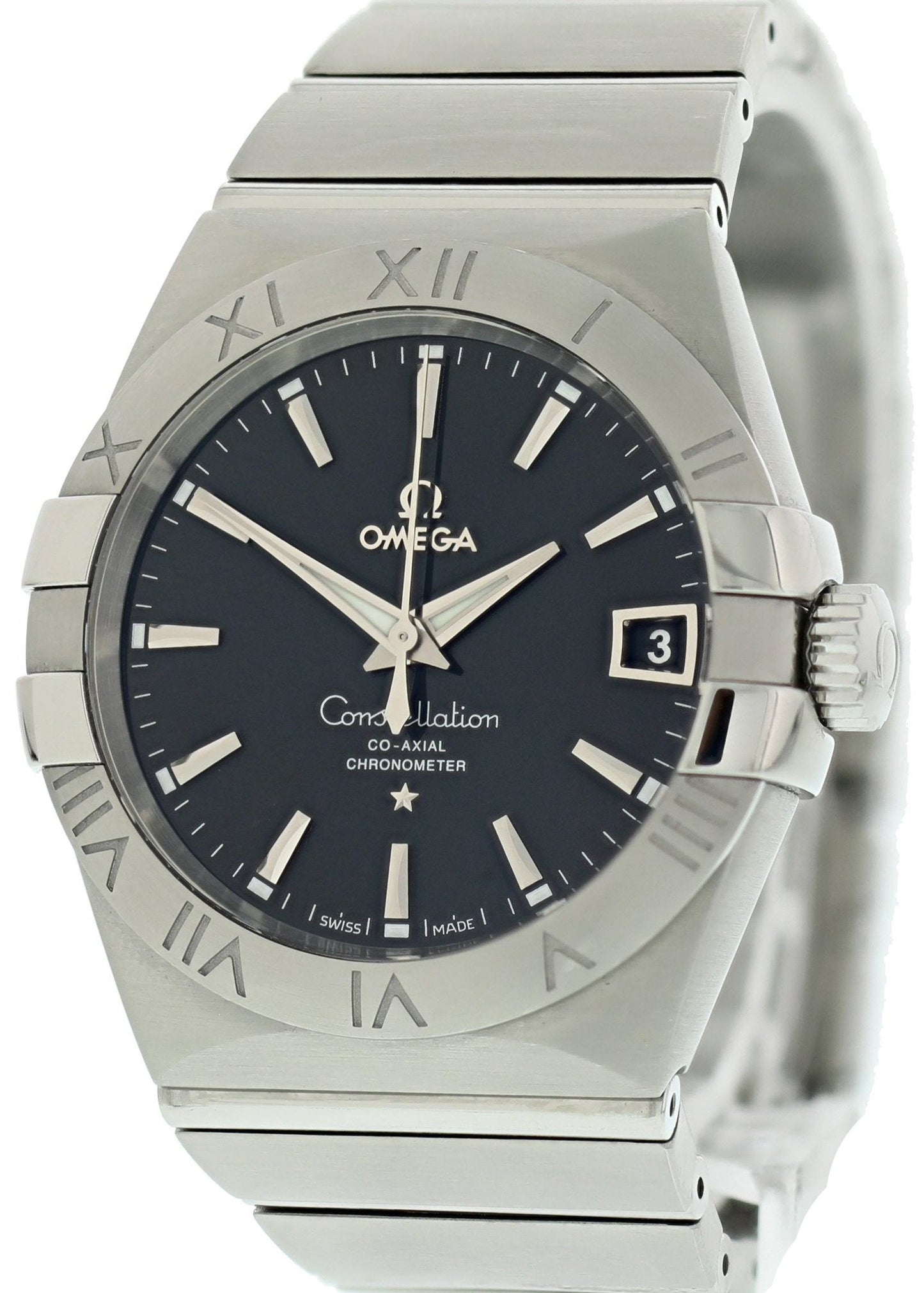 Omega Constellation 123.10.38.21.01.001 Mens Watch Box Papers