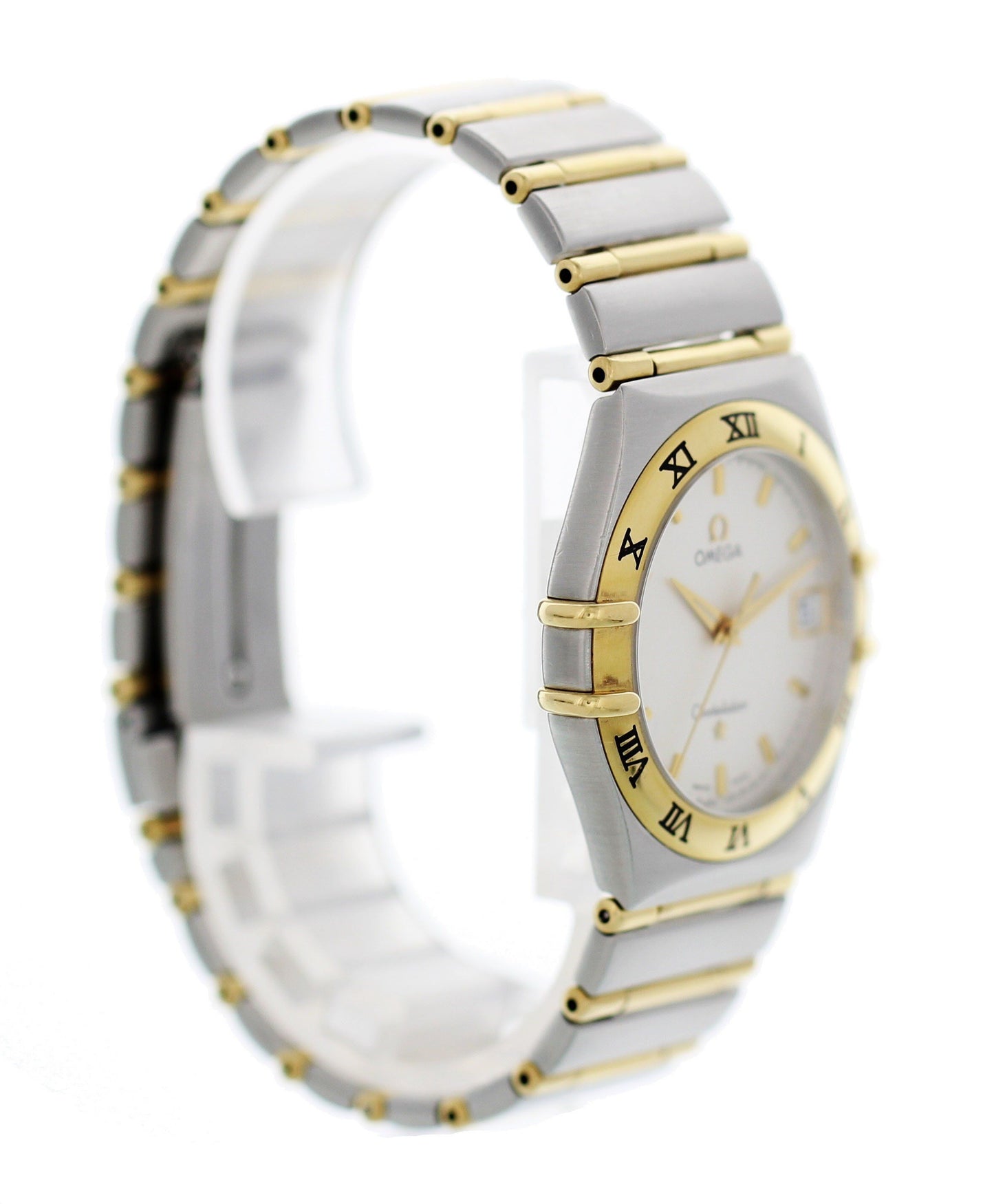 Omega Constellation 396.1201 Stainless Steel and 18K Yellow Gold Watch - Wristwatch