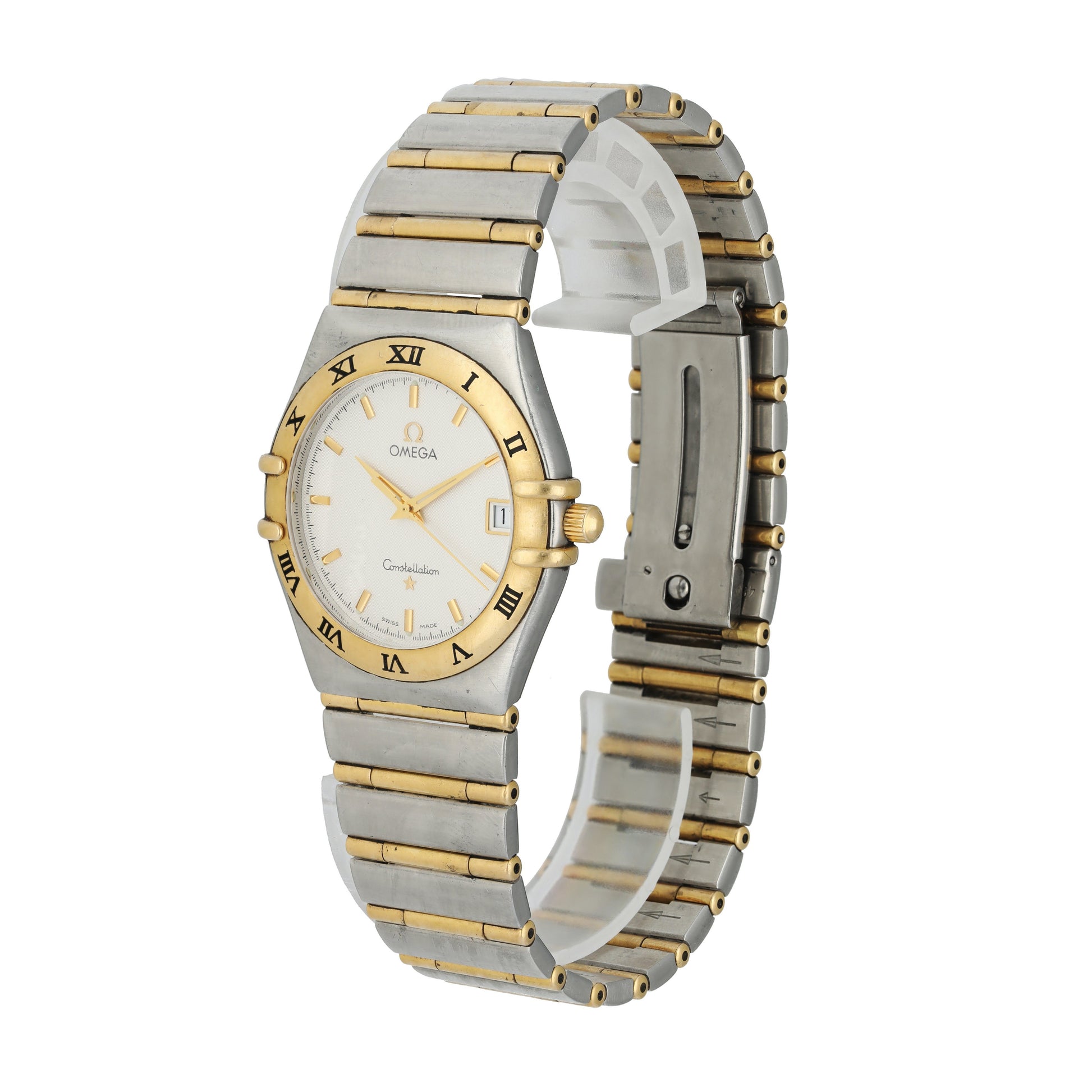 Omega Constellation Two Tone Mens Watch