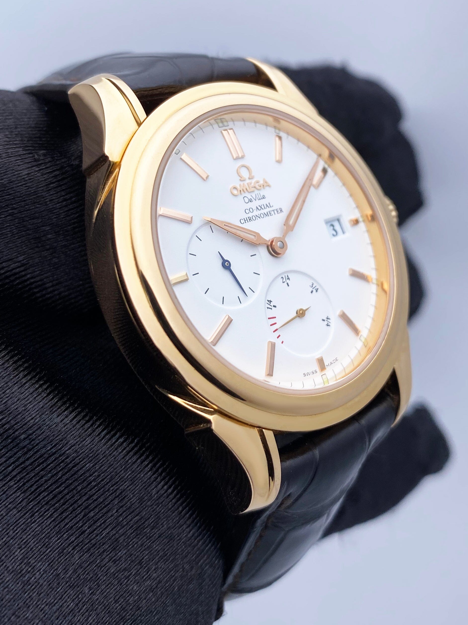 Omega De Ville Co-Axial Powe Reserve 4632.30.31 White Dial Mens Watch