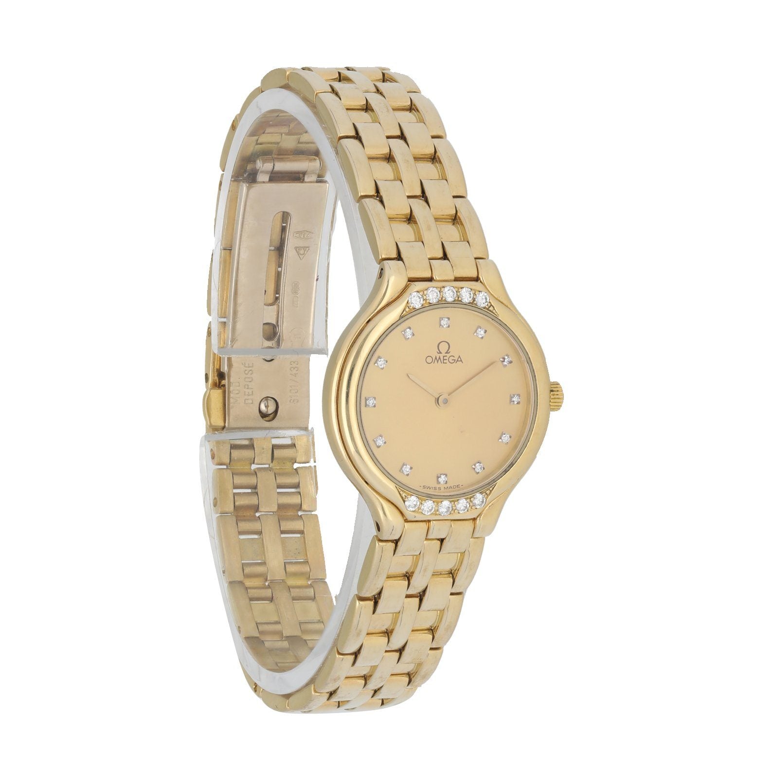 Omega DeVille Yellow Gold Ladies Watch | Phigora