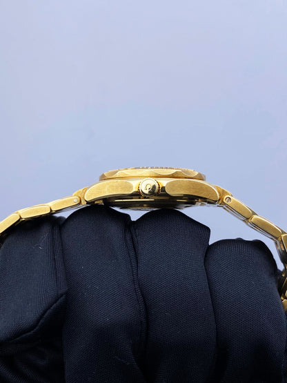 Omega Seamaster 18K yellow Gold Mother Of Pearl Dial Ladies Watch