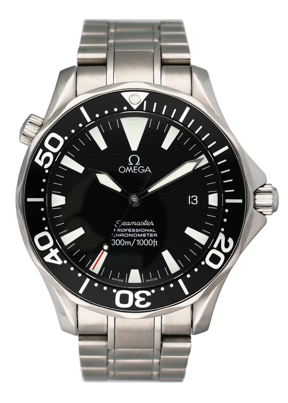 Omega Seamaster 2254.50.00 Black dial Steel Mens Watch