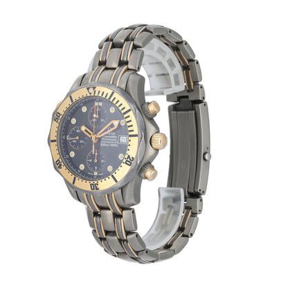 Omega Seamaster 2296.80.00 Titanium & Rose Gold Mens Watch - Wristwatch