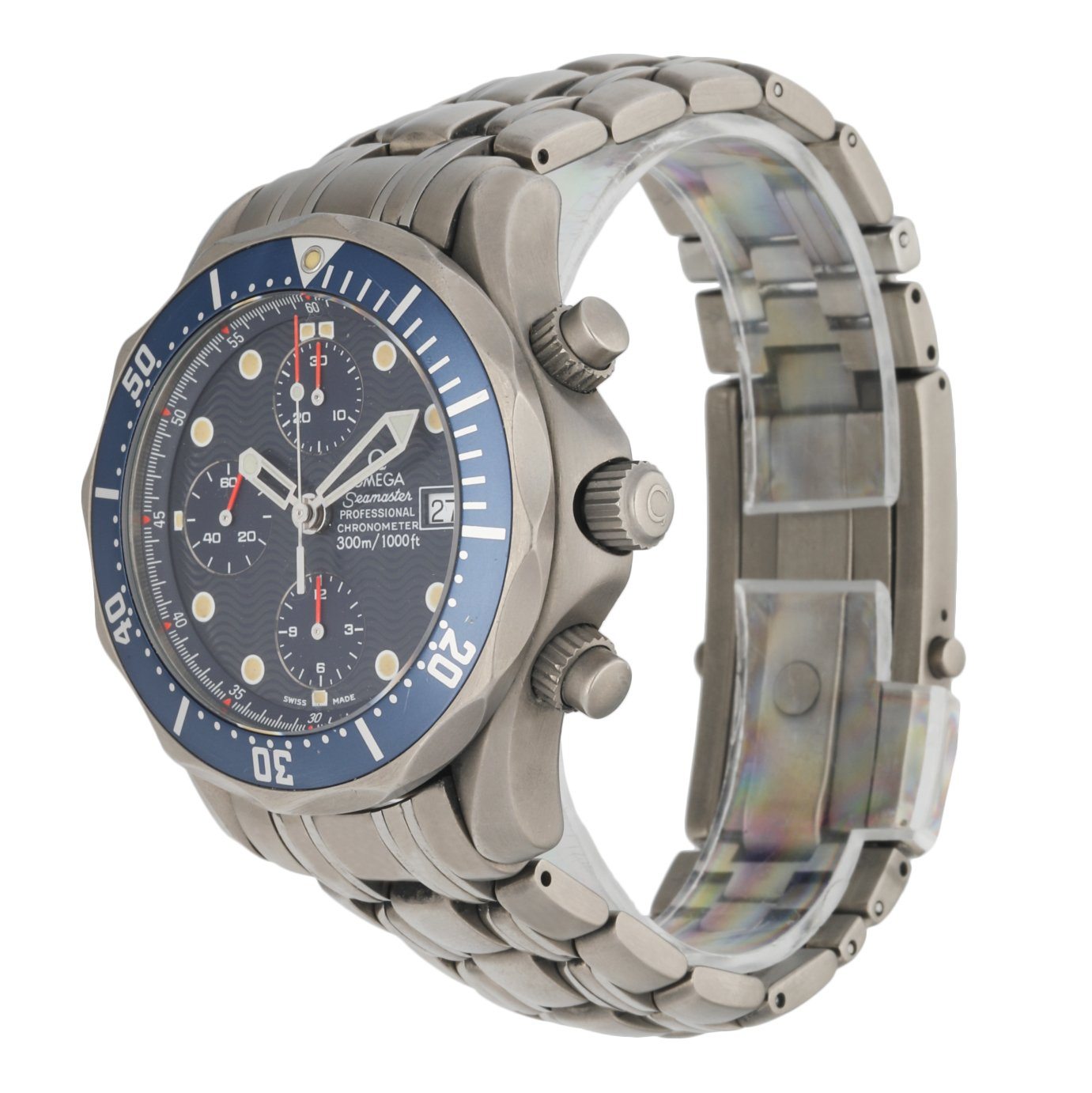 Omega Seamaster 2298.80.00 Titan Chronograph Titanium Men's Watch