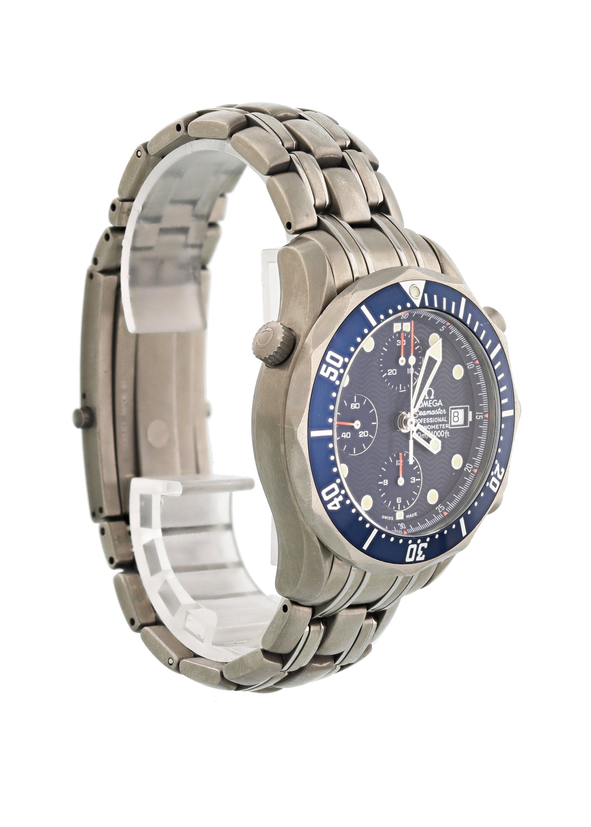 Omega Seamaster 2298.80.00 Titan Chronograph Titanium Men’s Watch - Wristwatch