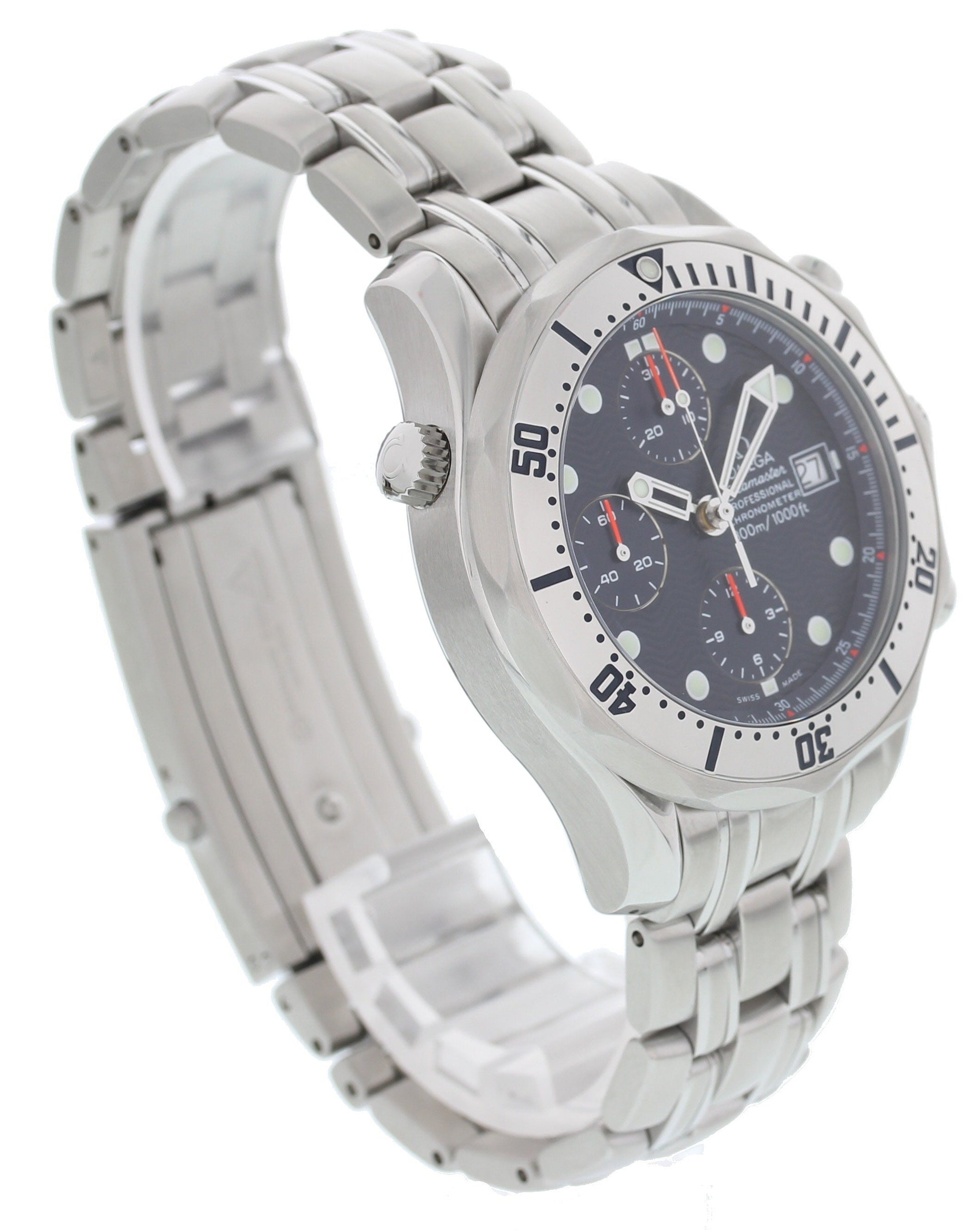Omega Seamaster 2598.80.00 Chronograph Diver Stainless Steel Men's Watch