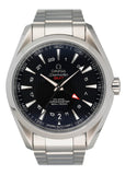 Omega Seamaster Aqua Terra GMT Mens Watch Box Papers