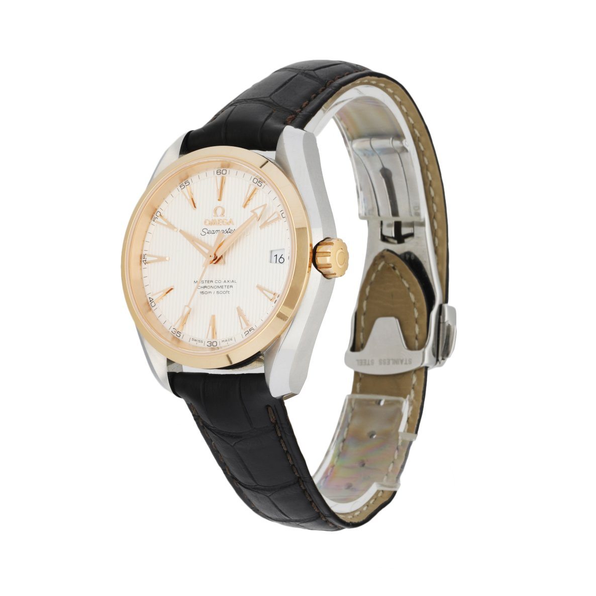 Omega Seamaster Co-Axial 231.23.42.21.02.001 Rose Gold Bezel Men's Watch