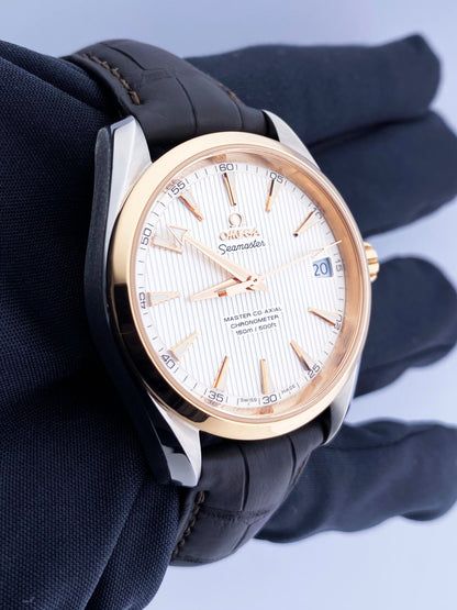 Omega Seamaster Co-Axial 231.23.42.21.02.001 Rose Gold Bezel Men's Watch