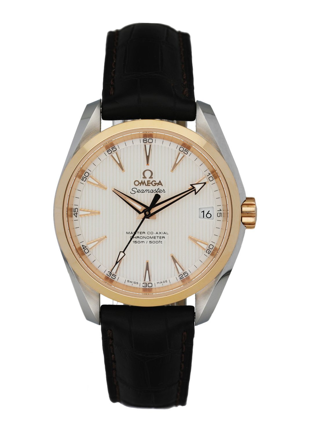 Omega Seamaster Co-Axial 231.23.42.21.02.001 Rose Gold Bezel Men's Watch