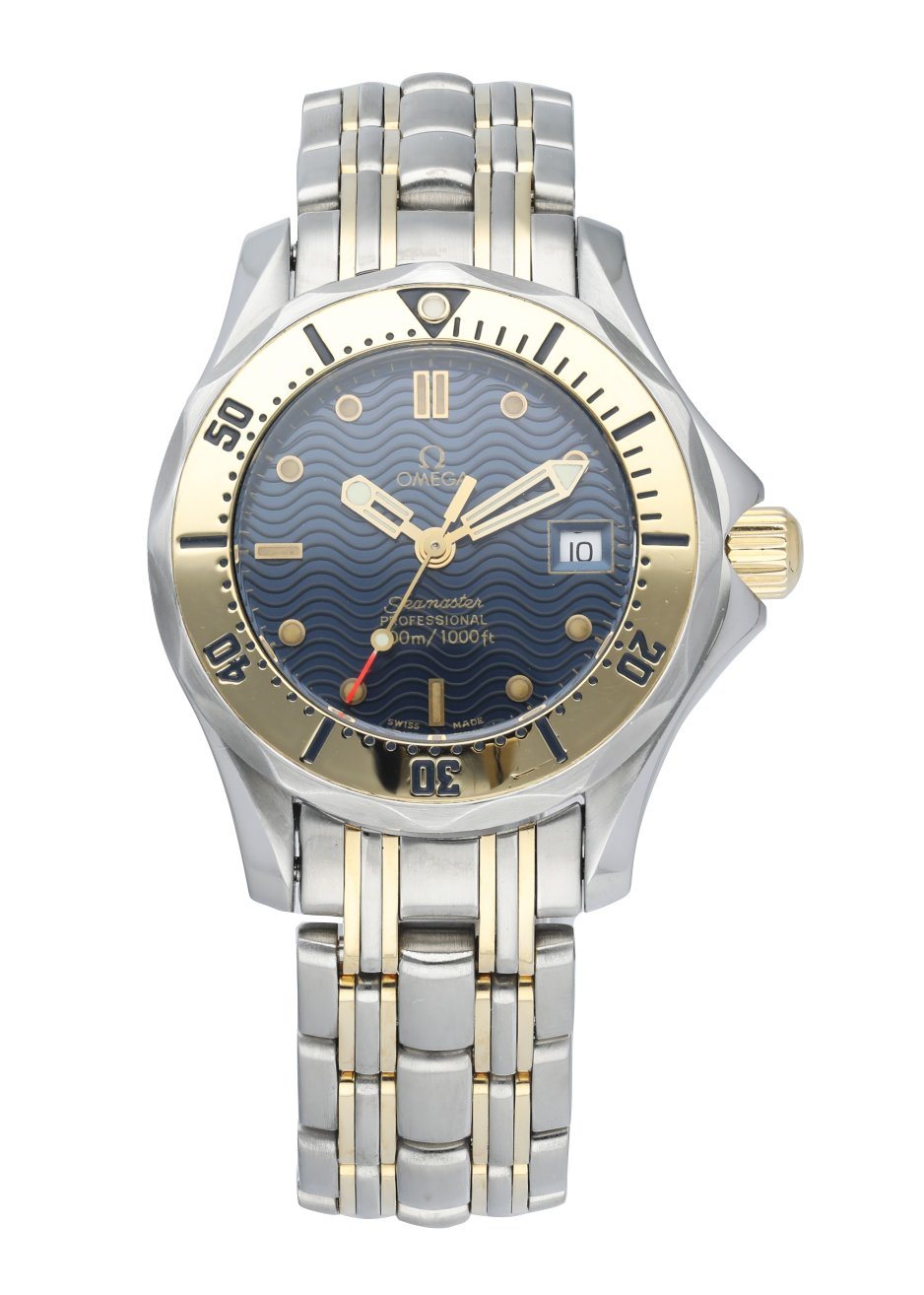 Omega Seamaster Diver 2382.80.00 Stainless Steel / Yellow Gold Woman's watch
