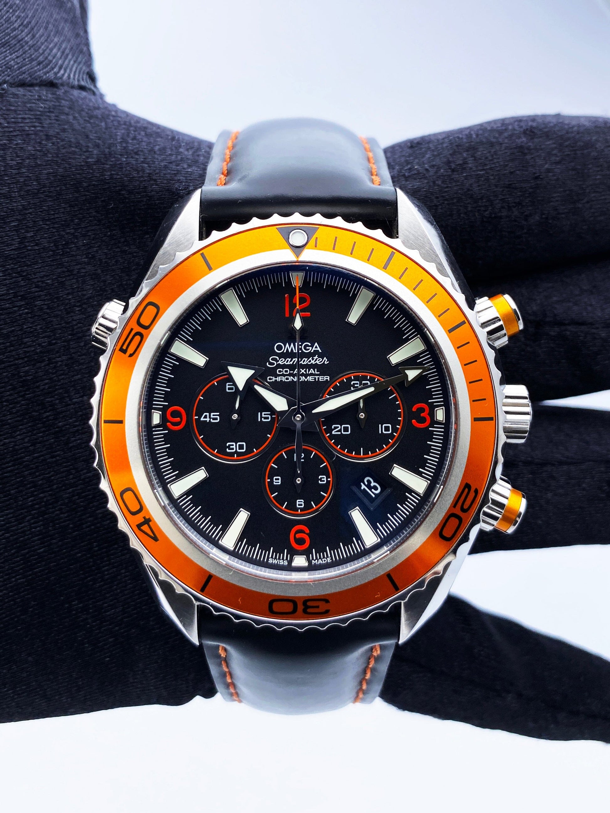 Omega Seamaster Planet Ocean 2918.50.82 Mens Watch Box Papers - Wristwatch