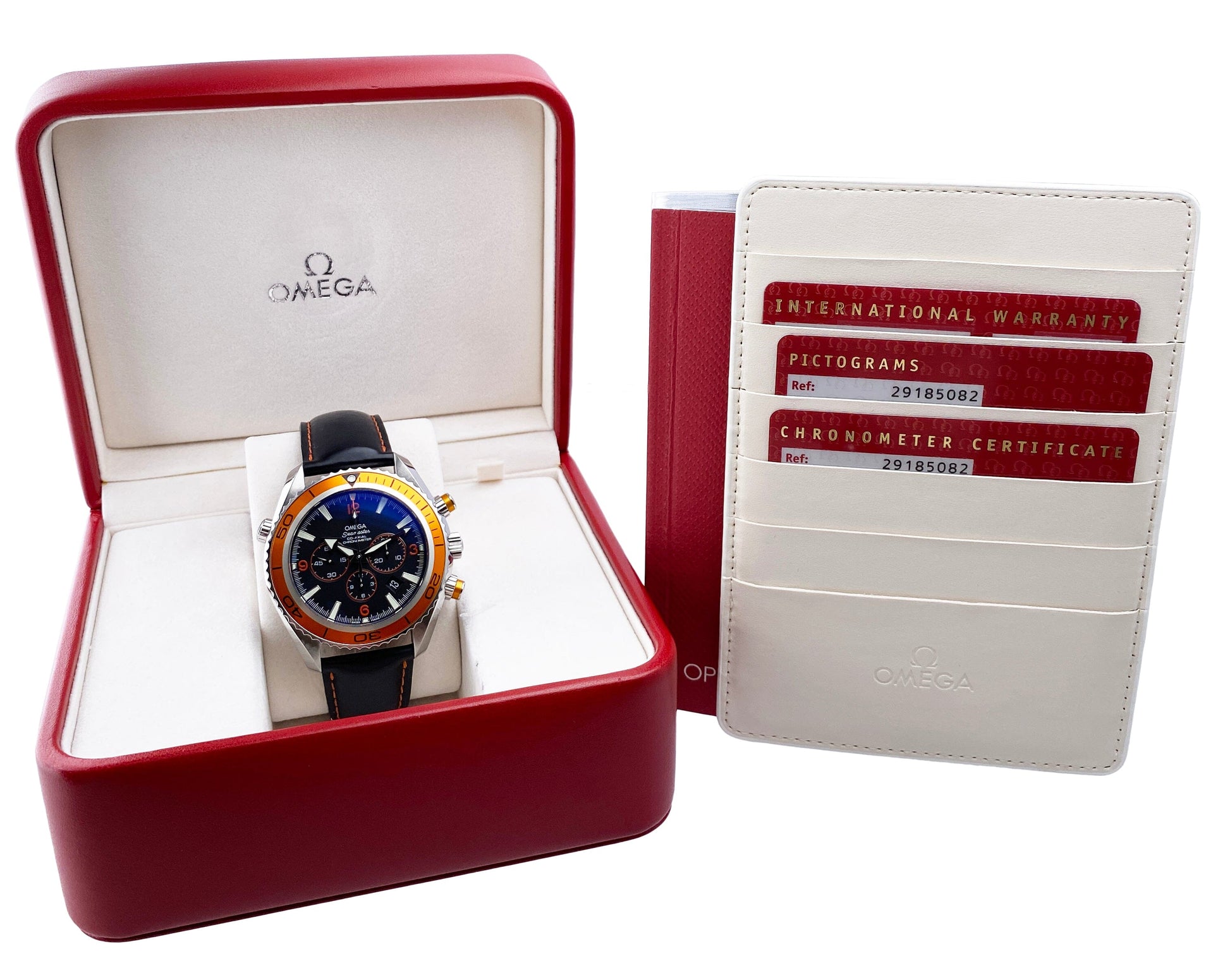 Omega Seamaster Planet Ocean 2918.50.82 Mens Watch Box Papers - Wristwatch