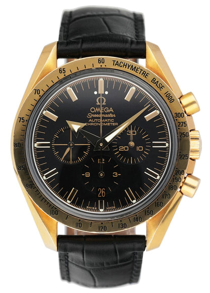 Omega Speedmaster Broad Arrow 3651.50.31 Yellow Gold Mens Watch - Watches