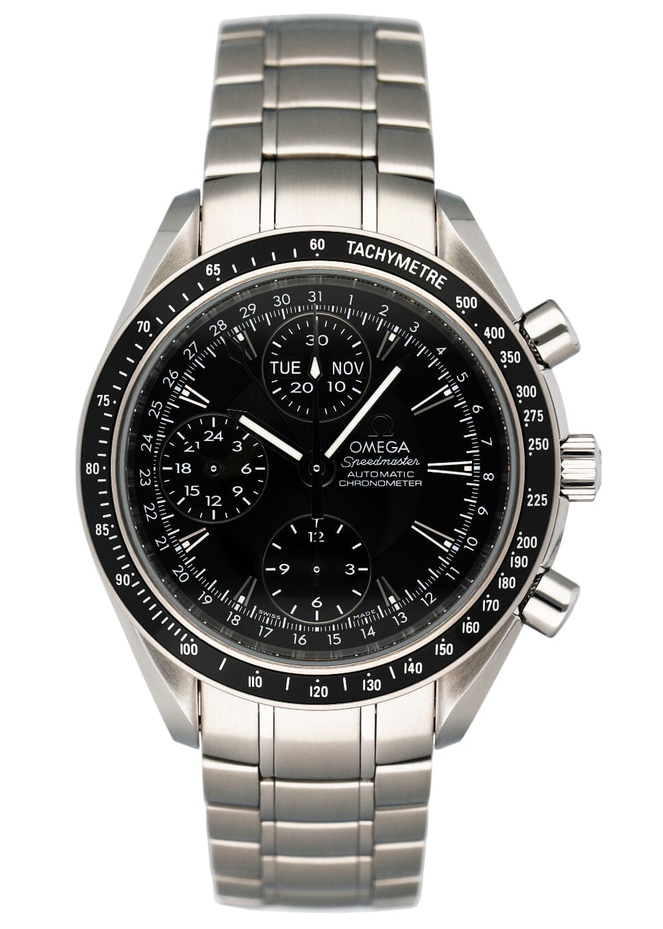 Omega Speedmaster Day Date 3220.50.00 Mens Watch Full Set