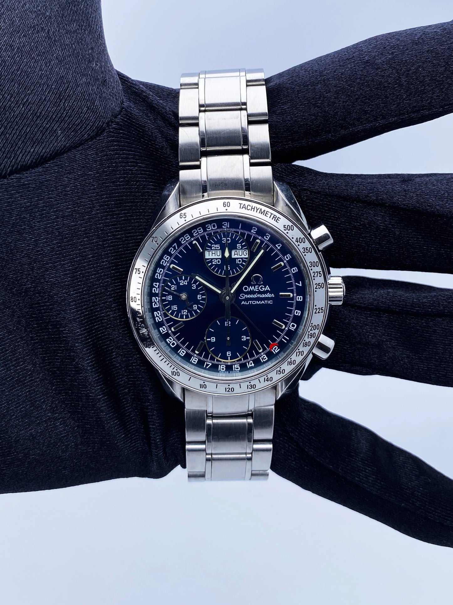 Omega Speedmaster Day-Date 3523.80 Triple Date Mens Watch