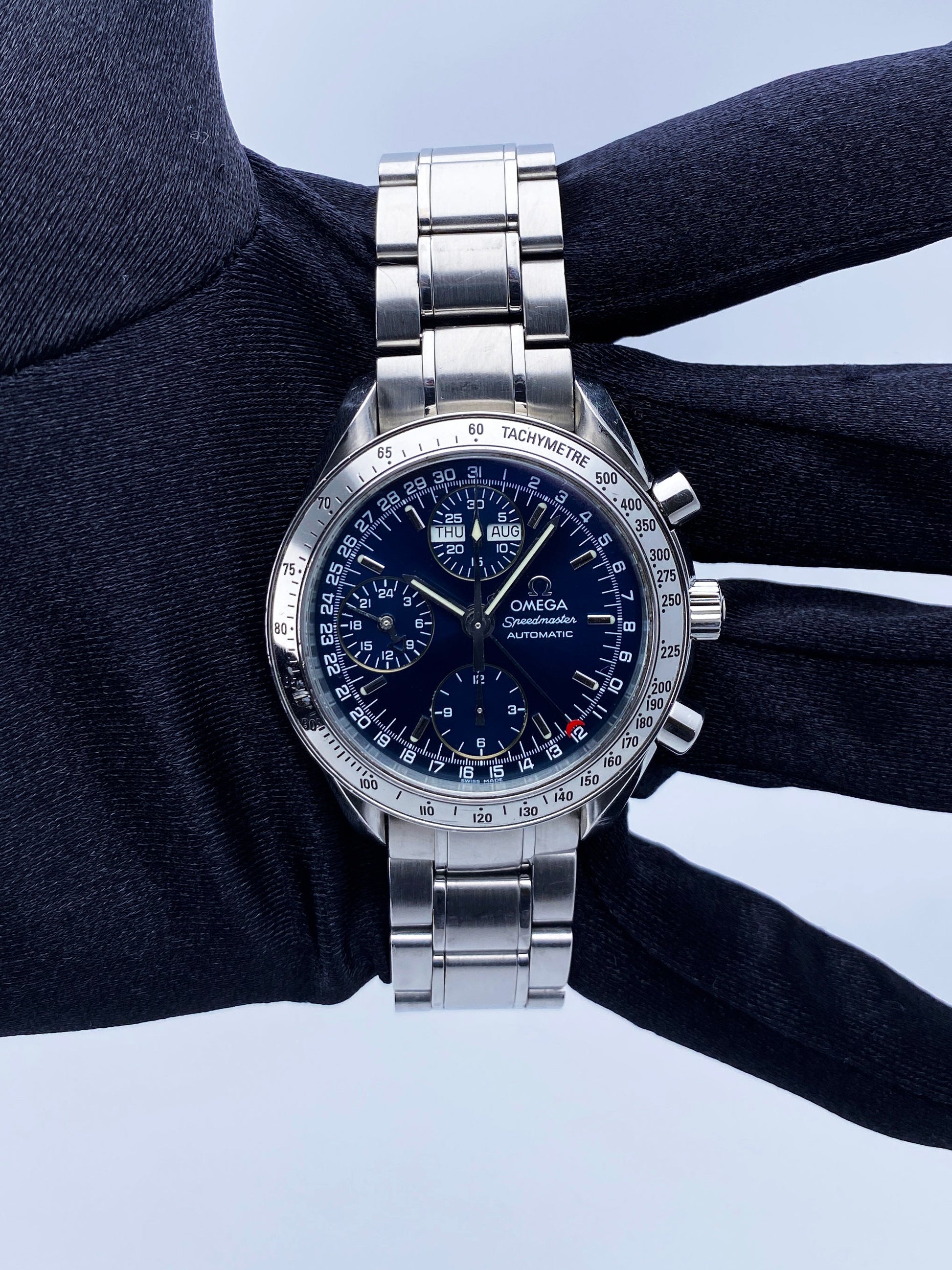 Omega Speedmaster Day-Date 3523.80 Triple Date Mens Watch