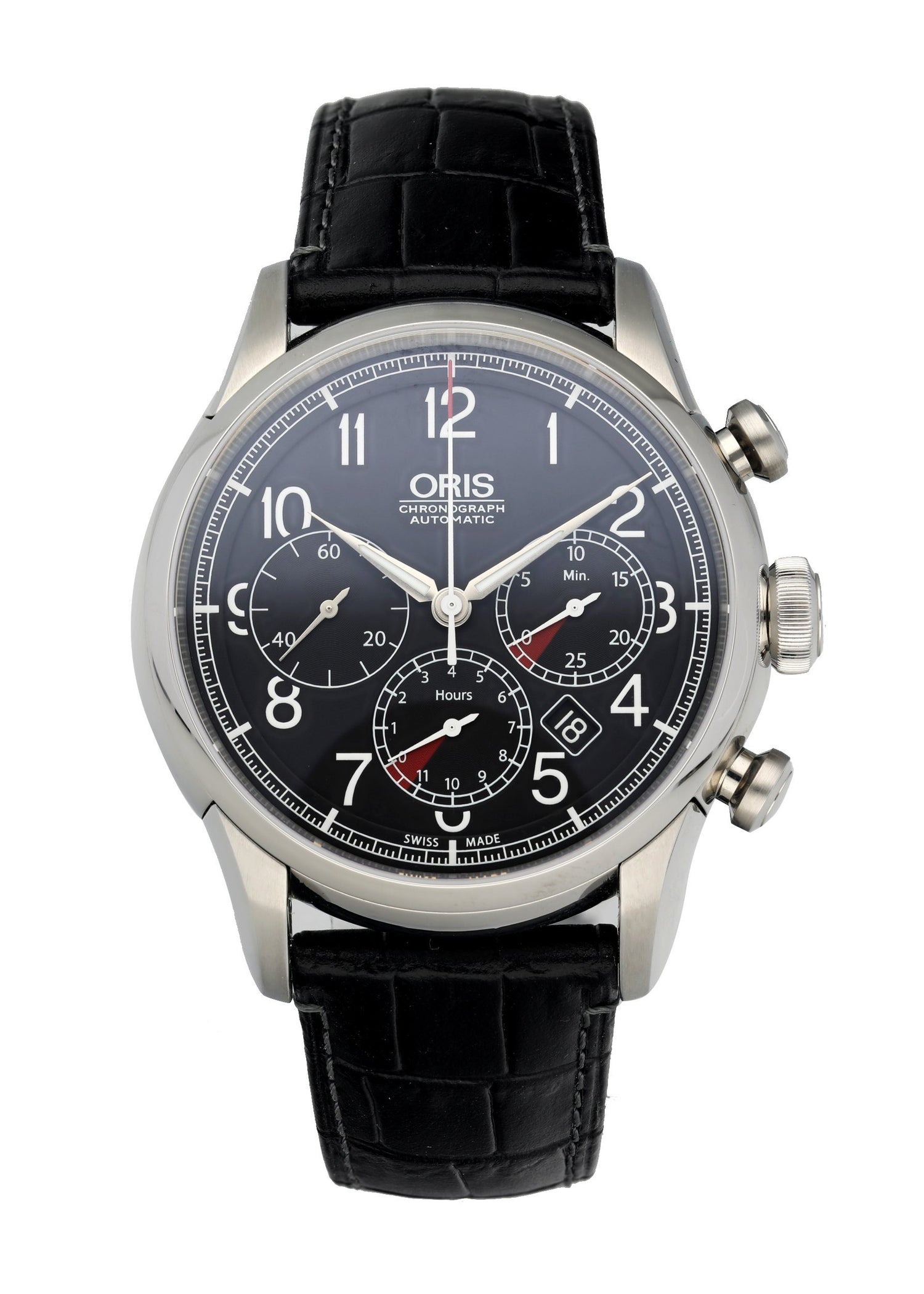Oris RAID Chronograph 67676034084 Limited Edition Men's Watch Box & Papers