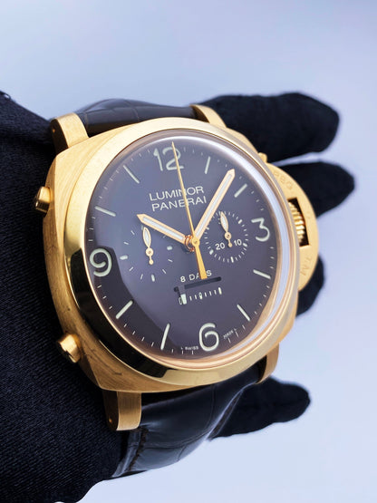 Panerai Luminor 1950 8 Days Rattrapante PAM00319 Mens Watch Box Papers - Virtual