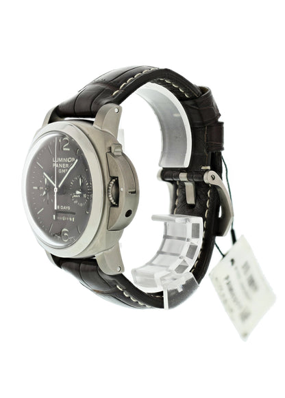 Panerai Luminor 1950 Chrono Monopulsante PAM311 8 Days GMT Titanio Mens Watch