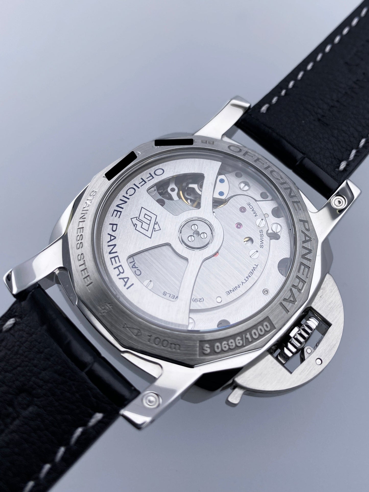 Panerai Luminor 1950 PAM00537 GMT Mens Watch With Box & Papers