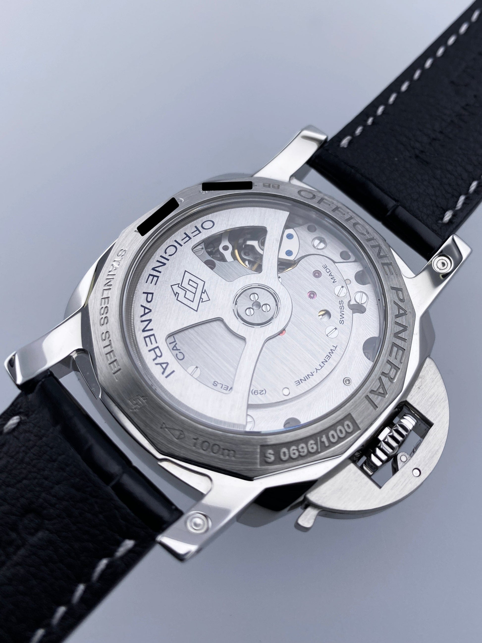 Panerai Luminor 1950 PAM00537 GMT Mens Watch With Box & Papers