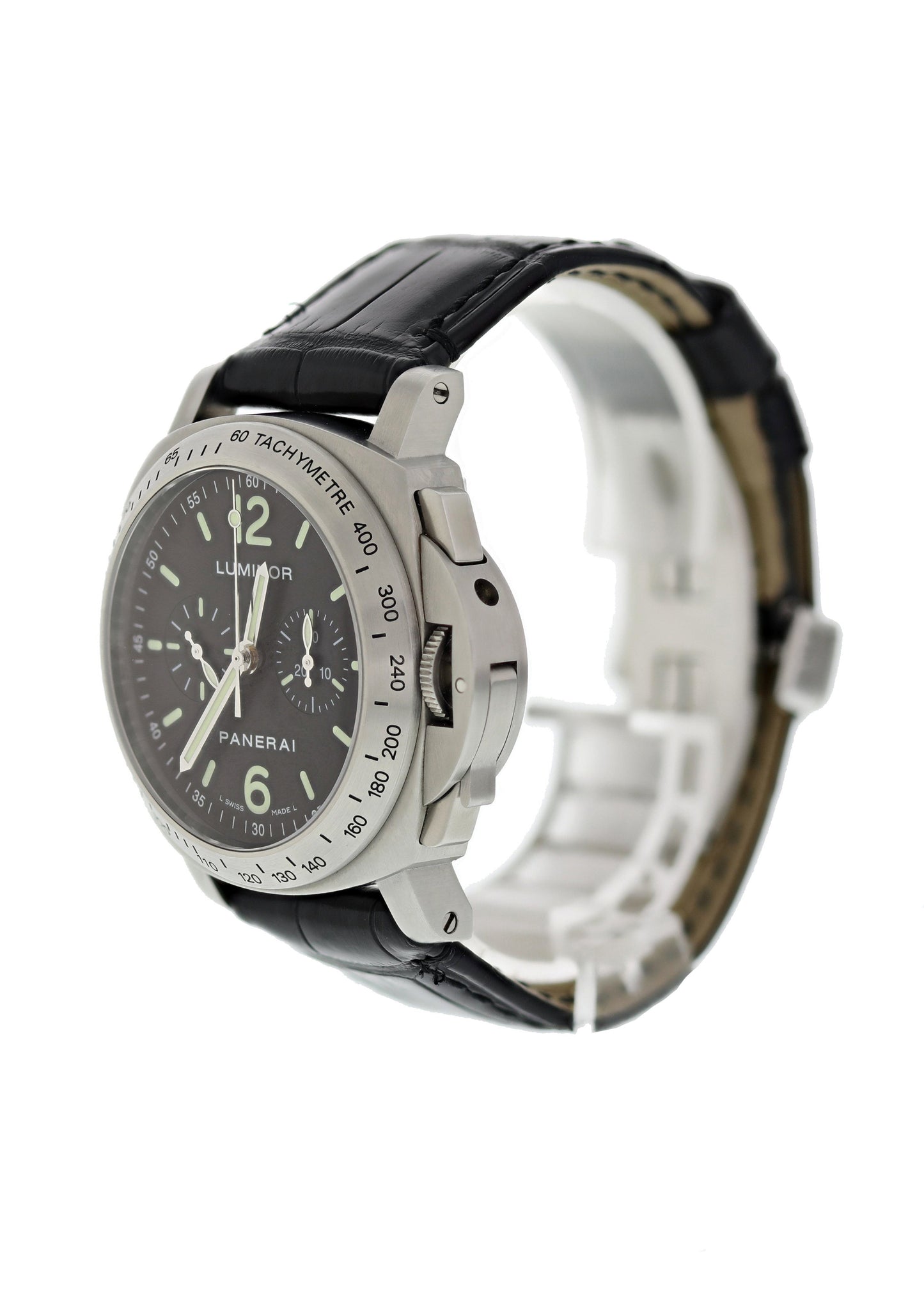 Panerai Luminor Chronograph PAM215 Mens Watch Box & Papers