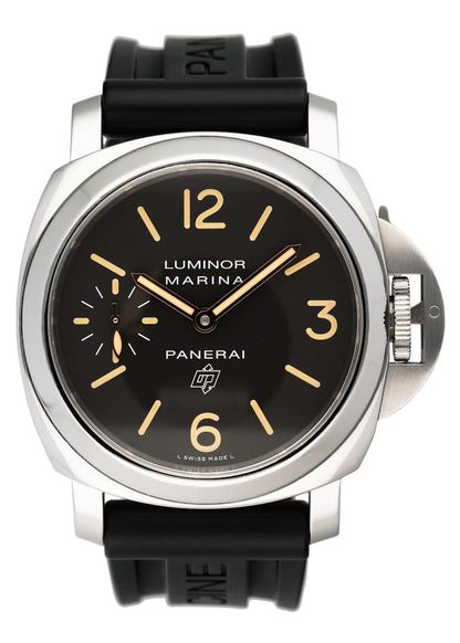 Panerai Luminor Marina Logo Acciaio PAM00623 Brown Dial Mens Watch Box Papers