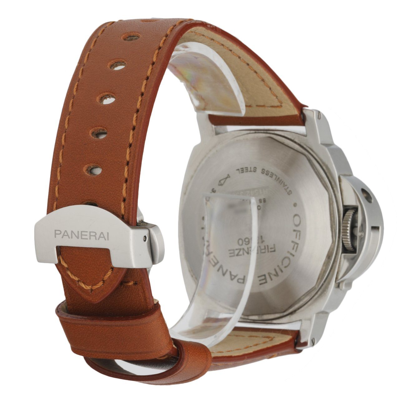 Panerai Luminor PAM104 Stainless Steel Automatic Men's Watch Box & Papers