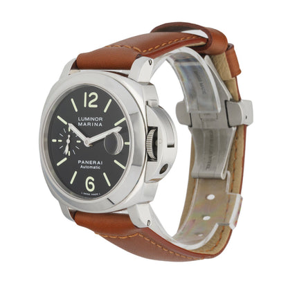 Panerai Luminor PAM104 Stainless Steel Automatic Men's Watch Box & Papers