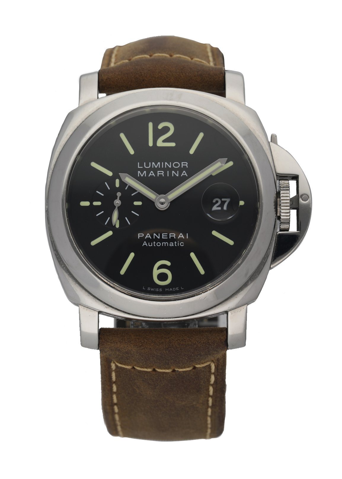 Panerai Luminor PAM104 Stainless Steel Automatic Men’s Watch W/Box - Wristwatch
