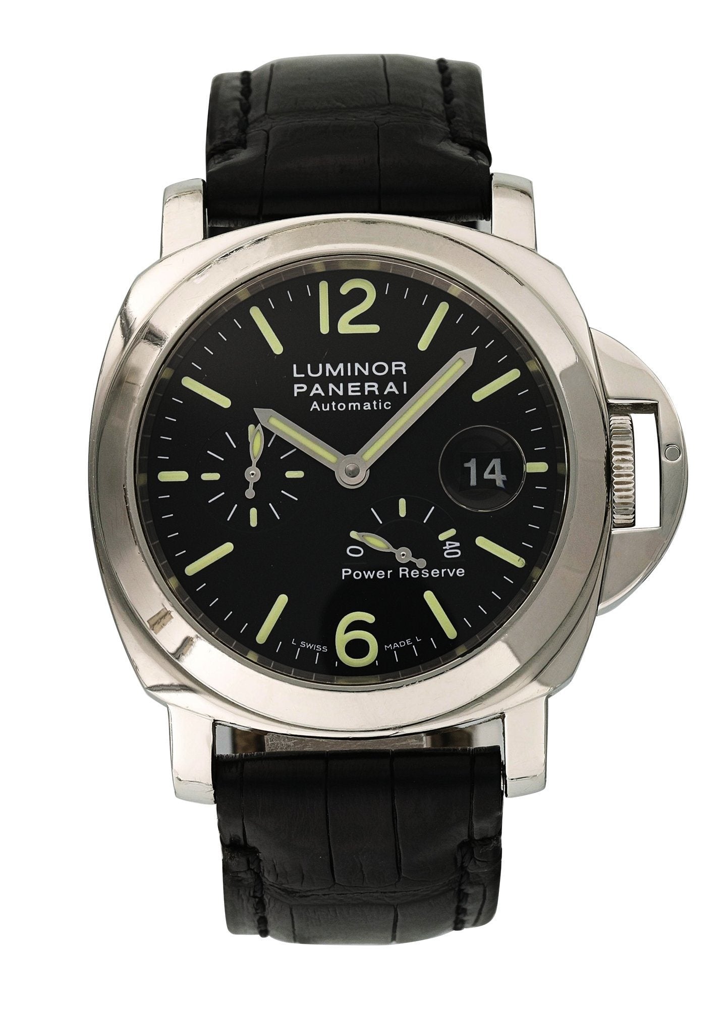 Panerai Luminor Power Reserve PAM00090 Mens Watch With Papers