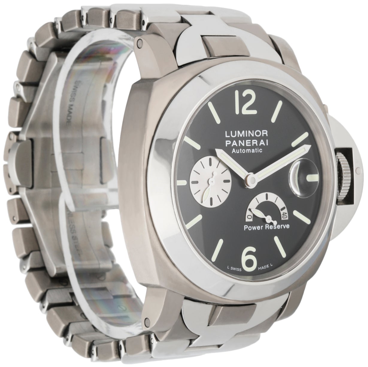 Panerai Luminor Power Reserve PAM01090 Mens Watch With Box & Papers