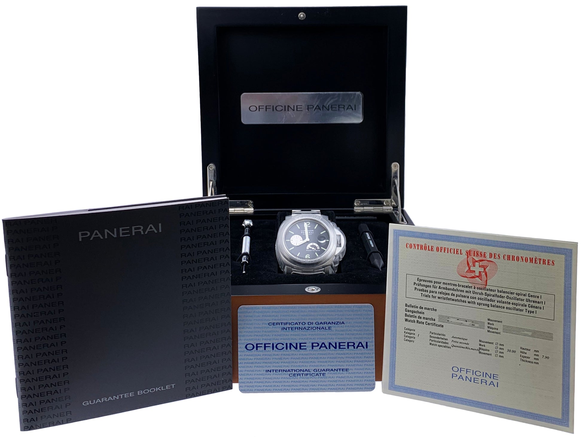 Panerai Luminor Power Reserve PAM01090 Mens Watch With Box & Papers
