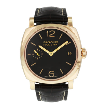 Panerai Radiomir 1940 PAM515 3 Days Oro Rosso Mens Watch Box & Papers - Virtual