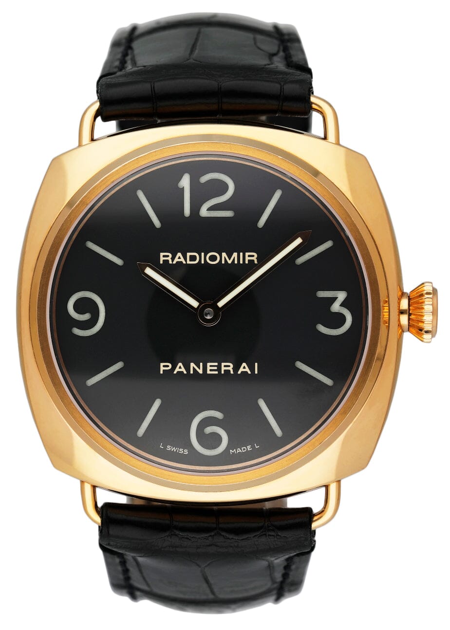 Panerai Radiomir PAM00231 18K Rose Gold Mens Watch - Virtual