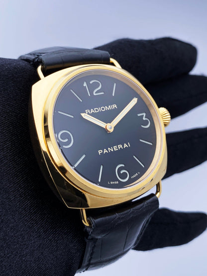 Panerai Radiomir PAM00231 18K Rose Gold Mens Watch - Virtual