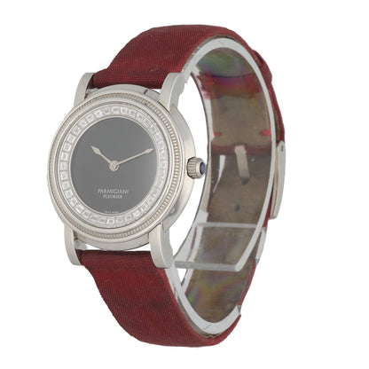 Parmigiani Fleurier Toric Diamond Onyx Dial 18K White Gold Ladies Watch - Wristwatch