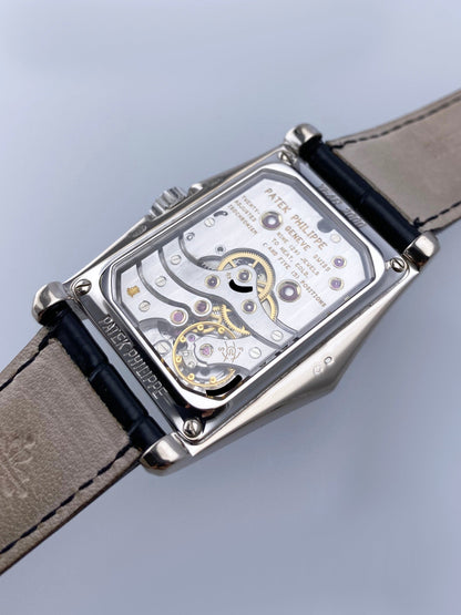 Patek Philippe 10-Day 5100G Bule Dial Mens Watch Box Papers