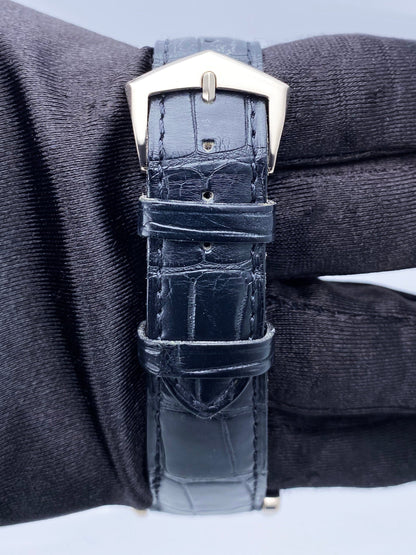 Patek Philippe 10-Day 5100G Bule Dial Mens Watch Box Papers